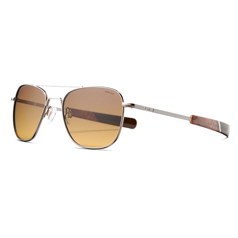 RANDOLPH Aviator22k-ChocolateGoldCapeSandPolarized
